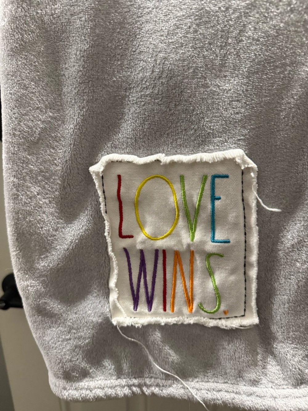 LOVE WINS Rae Dunn Throw